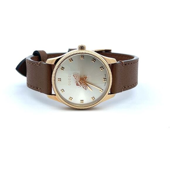 Gucci G-Timeless Quartz Champagne Dial Ladies Watch YA1265022 main image 4